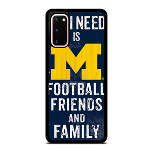 MICHIGAN WOLVERINES FOOTBALL QUOTES Samsung Galaxy S20 Case Cover