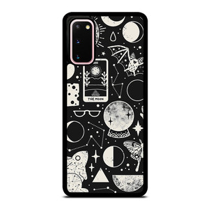 LUNAR PATTERN BLACK WHITE Samsung Galaxy S20 Case Cover