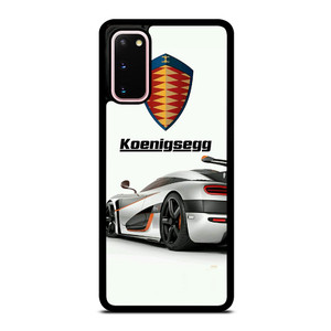 KOENIGSEGG WHITE CAR LOGO Samsung Galaxy S20 Case Cover