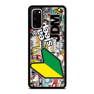 EAT SLEEP JDM STICKER BOMB Samsung Galaxy S20 Case Cover EAT SLEEP JDM STICKER BOMB Samsung Galaxy S20 Case Cover