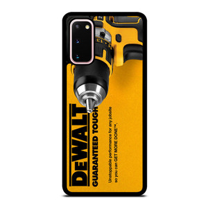 DEWALT GUARANTEED TOUGH LOGO Samsung Galaxy S20 Case Cover DEWALT GUARANTEED TOUGH LOGO Samsung Galaxy S20 Case Cover