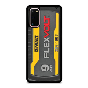 DEWALT 9 AH FLEX VOLT Samsung Galaxy S20 Case Cover DEWALT 9 AH FLEX VOLT Samsung Galaxy S20 Case Cover