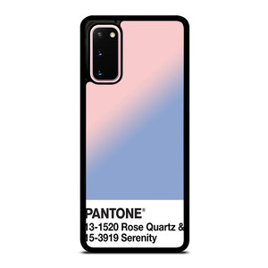 COLOR PANTONE ROSE QUARTZ AND SERENITY Samsung Galaxy S20 Case Cover