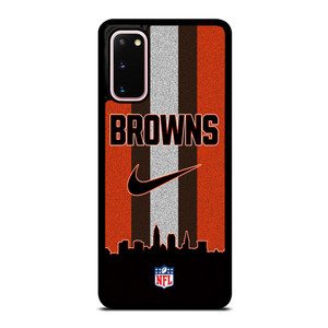 CLEVELAND BROWNS NIKE STRIPE Samsung Galaxy S20 Case Cover CLEVELAND BROWNS NIKE STRIPE Samsung Galaxy S20 Case Cover