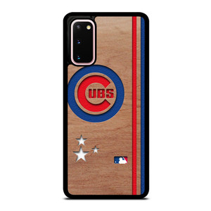 CHICAGO CUBS UBS MLB WOODEN LOGO Samsung Galaxy S20 Case Cover