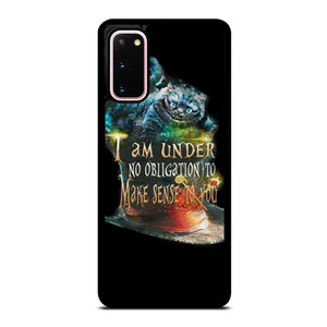 CHESHIRE CAT QUOTE ALICE IN WONDERLAND Samsung Galaxy S20 Case Cover