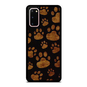 CAT FOOTPRINTS PATTERN Samsung Galaxy S20 Case Cover