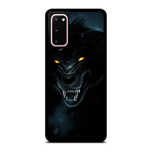 BLACK WILD WOLF Samsung Galaxy S20 Case Cover BLACK WILD WOLF Samsung Galaxy S20 Case Cover