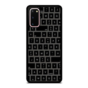 BLACK KEYBOARD PATTERN Samsung Galaxy S20 Case Cover BLACK KEYBOARD PATTERN Samsung Galaxy S20 Case Cover
