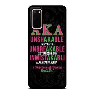 ALPHA KAPPA ALPHA QUOTE Samsung Galaxy S20 Case Cover