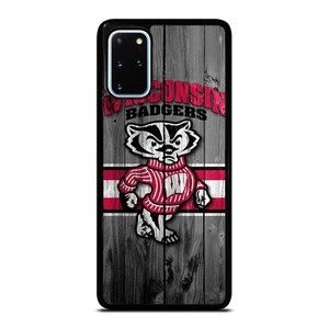 WISCONSIN BADGER WOODEN LOGO Samsung Galaxy S20 Plus Case Cover