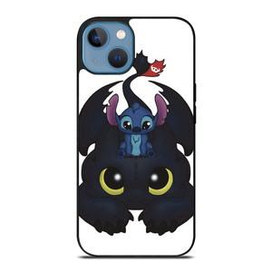 TOOTHLESS AND STITCH CUTE iPhone 13 Case Cover TOOTHLESS AND STITCH CUTE iPhone 13 Case Cover