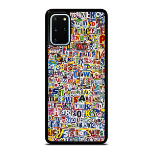 RETRO ALPHABET COLLAGE Samsung Galaxy S20 Plus Case Cover RETRO ALPHABET COLLAGE Samsung Galaxy S20 Plus Case Cover