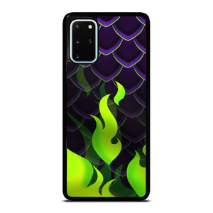 MALEFICENT GREEN FLAMES PATTERN Samsung Galaxy S20 Plus Case Cover