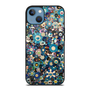 TAKASHI MURAKAMI FLOWERS SKULL iPhone 13 Case Cover