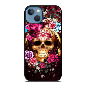 SUGAR SKULL FLOWER 2 iPhone 13 Case Cover