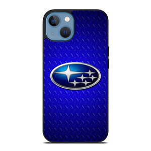 SUBARU BLUE METAL LOGO iPhone 13 Case Cover