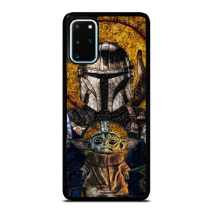 BABY YODA AND THE MANDALORIAN MOSAIC Samsung Galaxy S20 Plus Case Cover