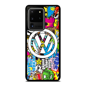 VW STICKER BOMB LOGO Samsung Galaxy S20 Ultra Case Cover