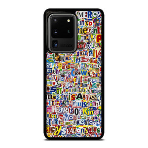 RETRO ALPHABET COLLAGE Samsung Galaxy S20 Ultra Case Cover RETRO ALPHABET COLLAGE Samsung Galaxy S20 Ultra Case Cover