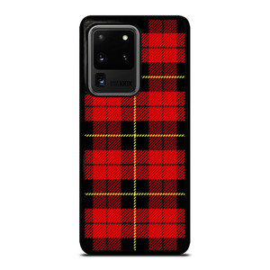 RED BLACK TARTAN PATTERN Samsung Galaxy S20 Ultra Case Cover RED BLACK TARTAN PATTERN Samsung Galaxy S20 Ultra Case Cover