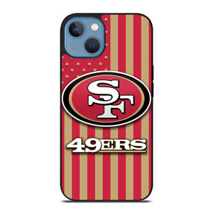 SAN FRANCISCO 49ERS AMERICAN FLAG iPhone 13 Case Cover