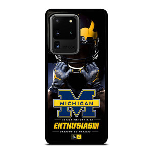 MICHIGAN WOLVERINES Samsung Galaxy S20 Ultra Case Cover MICHIGAN WOLVERINES Samsung Galaxy S20 Ultra Case Cover