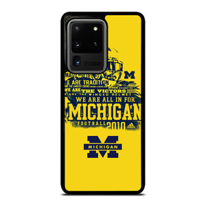 MICHIGAN WOLVERINES QUOTE NFL Samsung Galaxy S20 Ultra Case Cover MICHIGAN WOLVERINES QUOTE NFL Samsung Galaxy S20 Ultra Case Cover