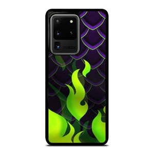 MALEFICENT GREEN FLAMES PATTERN Samsung Galaxy S20 Ultra Case Cover