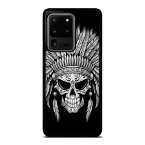 INDIAN FEATHER SKULL Samsung Galaxy S20 Ultra Case Cover INDIAN FEATHER SKULL Samsung Galaxy S20 Ultra Case Cover