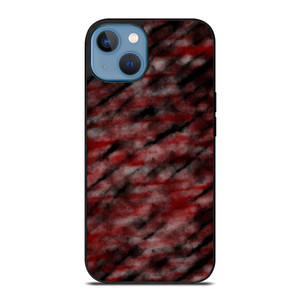 RED BLACK TIE DYE PATTERN iPhone 13 Case Cover RED BLACK TIE DYE PATTERN iPhone 13 Case Cover
