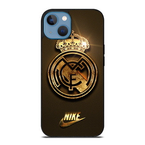 REAL MADRID GOLD LOGO iPhone 13 Case Cover REAL MADRID GOLD LOGO iPhone 13 Case Cover