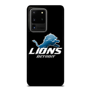 DETROIT LIONS BLACK Samsung Galaxy S20 Ultra Case Cover
