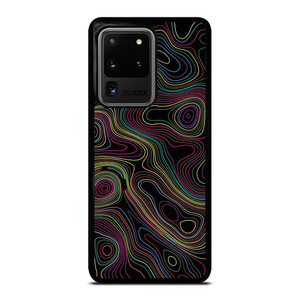 COLORFUL ABSTRACT LINES Samsung Galaxy S20 Ultra Case Cover