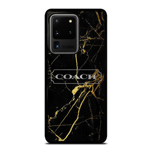 COACH NEW YORK GOLD MARBLE Samsung Galaxy S20 Ultra Case Cover
