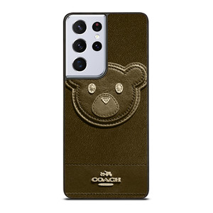 COACH NEW YORK BROWN BEAR Samsung Galaxy S20 Ultra Case Cover COACH NEW YORK BROWN BEAR Samsung Galaxy S20 Ultra Case Cover