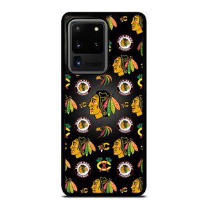 CHICAGO BLACKHAWKS COLLAGE LOGO Samsung Galaxy S20 Ultra Case Cover