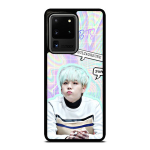 BTS SUGA CUTE Samsung Galaxy S20 Ultra Case Cover BTS SUGA CUTE Samsung Galaxy S20 Ultra Case Cover