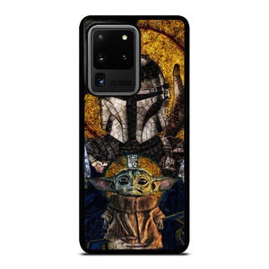 BABY YODA AND THE MANDALORIAN MOSAIC Samsung Galaxy S20 Ultra Case Cover