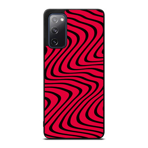 WAVY RED PATTERN Samsung Galaxy S20 FE Case Cover WAVY RED PATTERN Samsung Galaxy S20 FE Case Cover