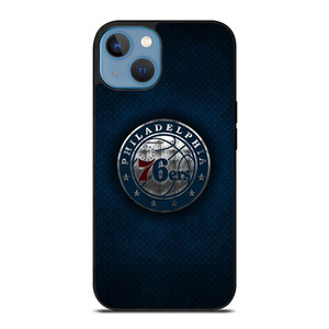 PHILADELPHIA 76ERS METAL LOGO iPhone 13 Case Cover PHILADELPHIA 76ERS METAL LOGO iPhone 13 Case Cover