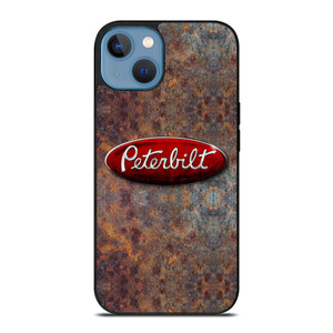 PETERBILT TRUCK RUSTY METAL LOGO iPhone 13 Case Cover PETERBILT TRUCK RUSTY METAL LOGO iPhone 13 Case Cover