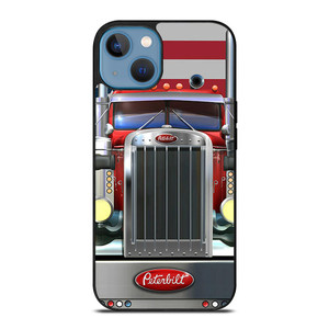 PETERBILT TRUCK AMERICAN FLAG iPhone 13 Case Cover PETERBILT TRUCK AMERICAN FLAG iPhone 13 Case Cover