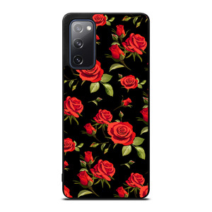 SEAMLESS RED ROSE PATTERN Samsung Galaxy S20 FE Case Cover SEAMLESS RED ROSE PATTERN Samsung Galaxy S20 FE Case Cover