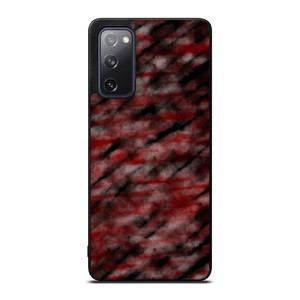RED BLACK TIE DYE PATTERN Samsung Galaxy S20 FE Case Cover