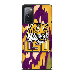 LSU TIGERS FOOTBALL HALFTONE Samsung Galaxy S20 FE Case Cover