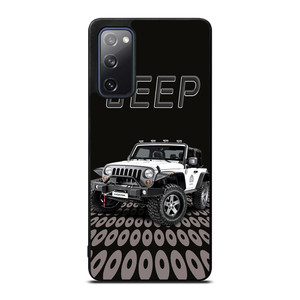 JEEP WHITE CAR Samsung Galaxy S20 FE Case Cover