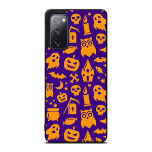 HAPPY HALLOWEEN PURPLE PATTERN Samsung Galaxy S20 FE Case Cover HAPPY HALLOWEEN PURPLE PATTERN Samsung Galaxy S20 FE Case Cover