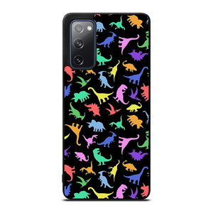 DINOSAUR COLORFUL PATTERN Samsung Galaxy S20 FE Case Cover