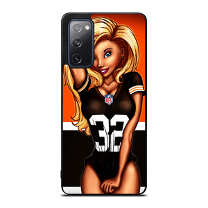 CLEVELAND BROWNS NFL CARTOON GIRL Samsung Galaxy S20 FE Case Cover